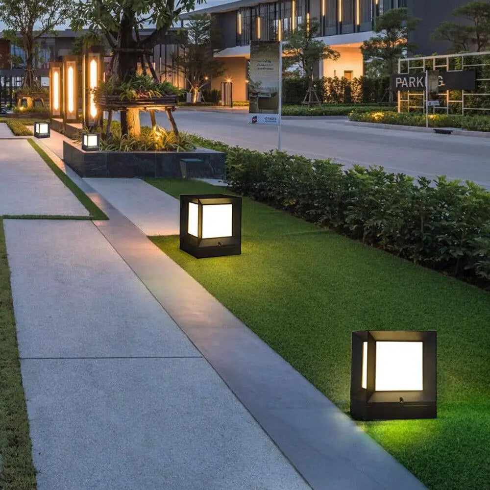 Outdoor Square Light Garden Yard Landscape Lamp