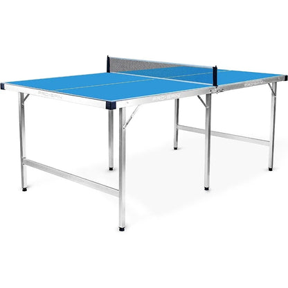 Midsize Ping Pong Table | Foldable | Premium Ping Pong Paddles & Balls | 100% Pre-Assembled