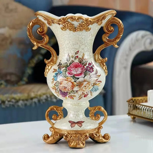 Vintage Resin Large Vase