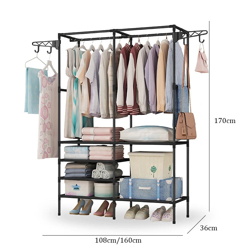 Clothes Hanger Multifunctional Organizer Storage Shelf