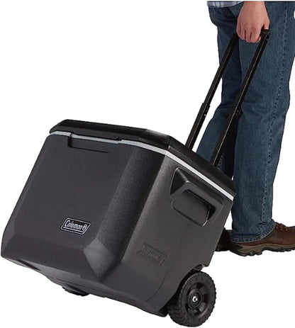 Portable Rolling Cooler 50 Quart Xtreme 5 Day Cooler with Wheels