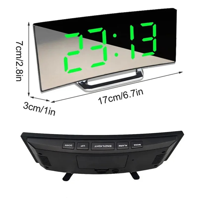 LED Digital Alarm Clock with Large Display