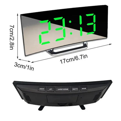 LED Digital Alarm Clock with Large Display